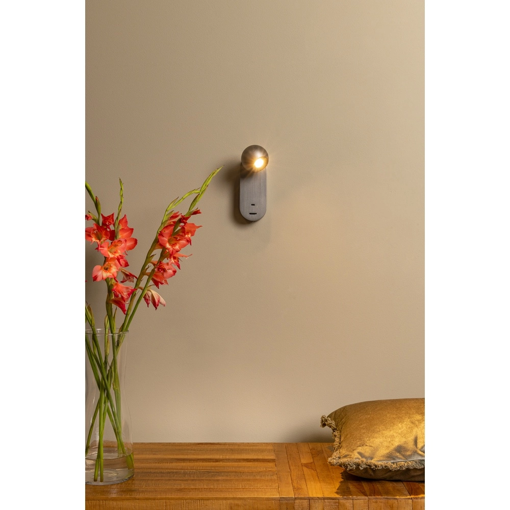 Ampoule de lampe murale Montana Design Grey Premium by Lucide 5411212680129