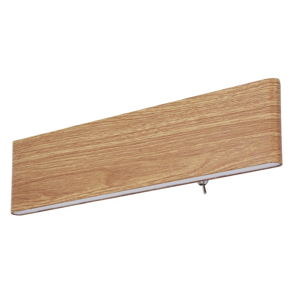 Applique murale design Siegfried Bois M avec interrupteur Globo 9007371418145