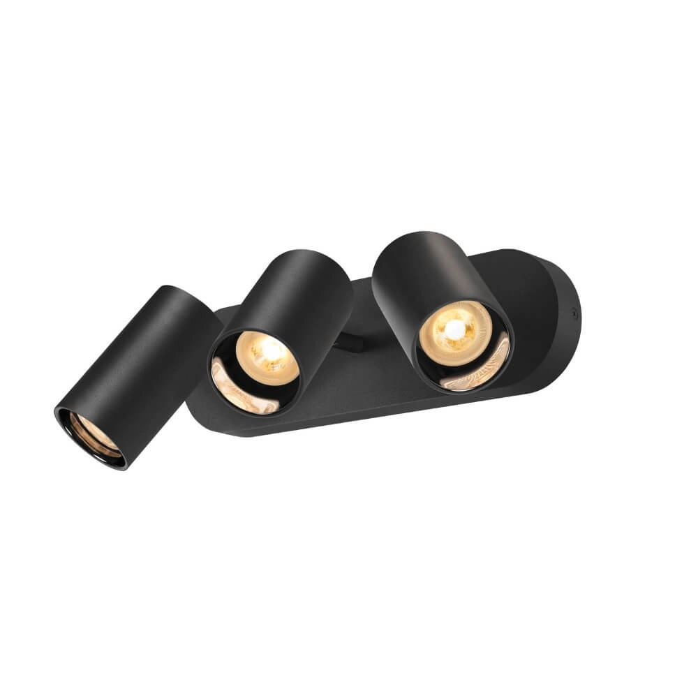 Spot en saillie 3 lumières Asto Tube noir - 3x GU10 SLV 4024163266130