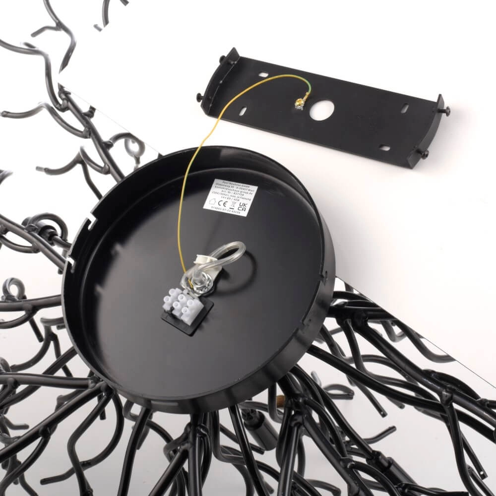 Lustre Icicle noir 100cm Paul Neuhaus 4012248377581