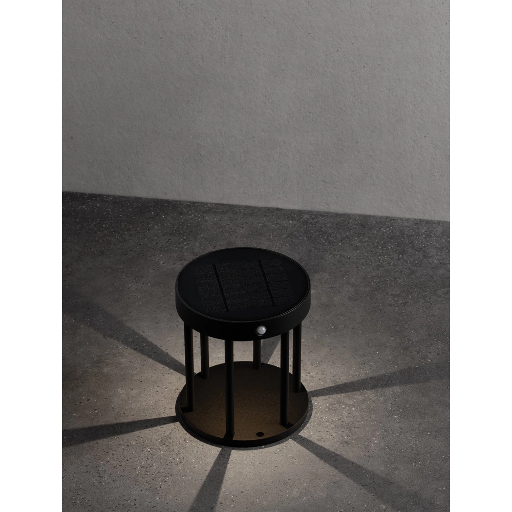 Lampe de jardin solaire Aigo anthracite 18cm Lyora 5212017449429