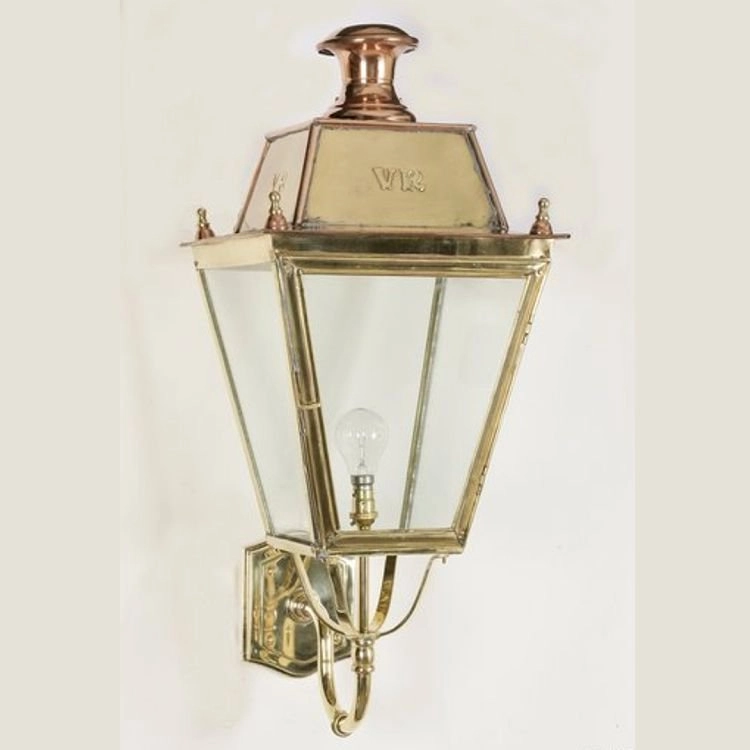 Lampe d'extérieur rurale Balmoral fait main 82cm - cuivre antique (ant) Limehouse 8716803506510