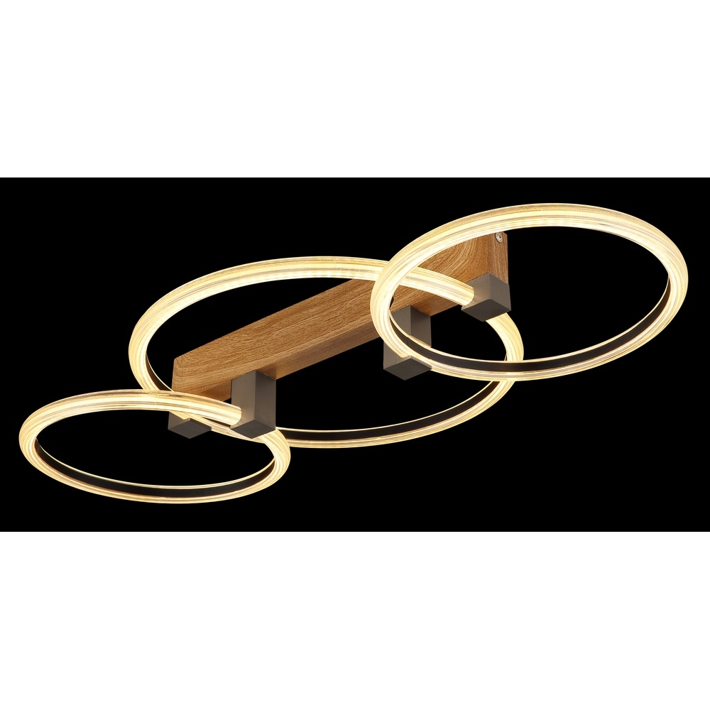 Lampe de plafond en bois Fletcher Conception Globo 9007371580293