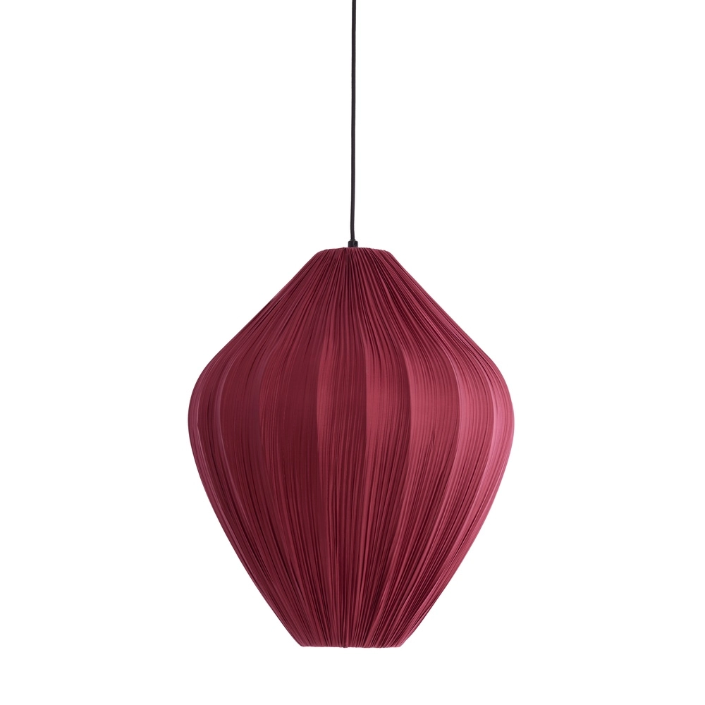 Lampe suspendue Verita Ø 47cm - teinte bordeaux