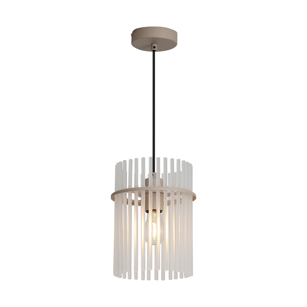 Lampe suspendue Swizzle 1-brun sable clair Ø 20cm