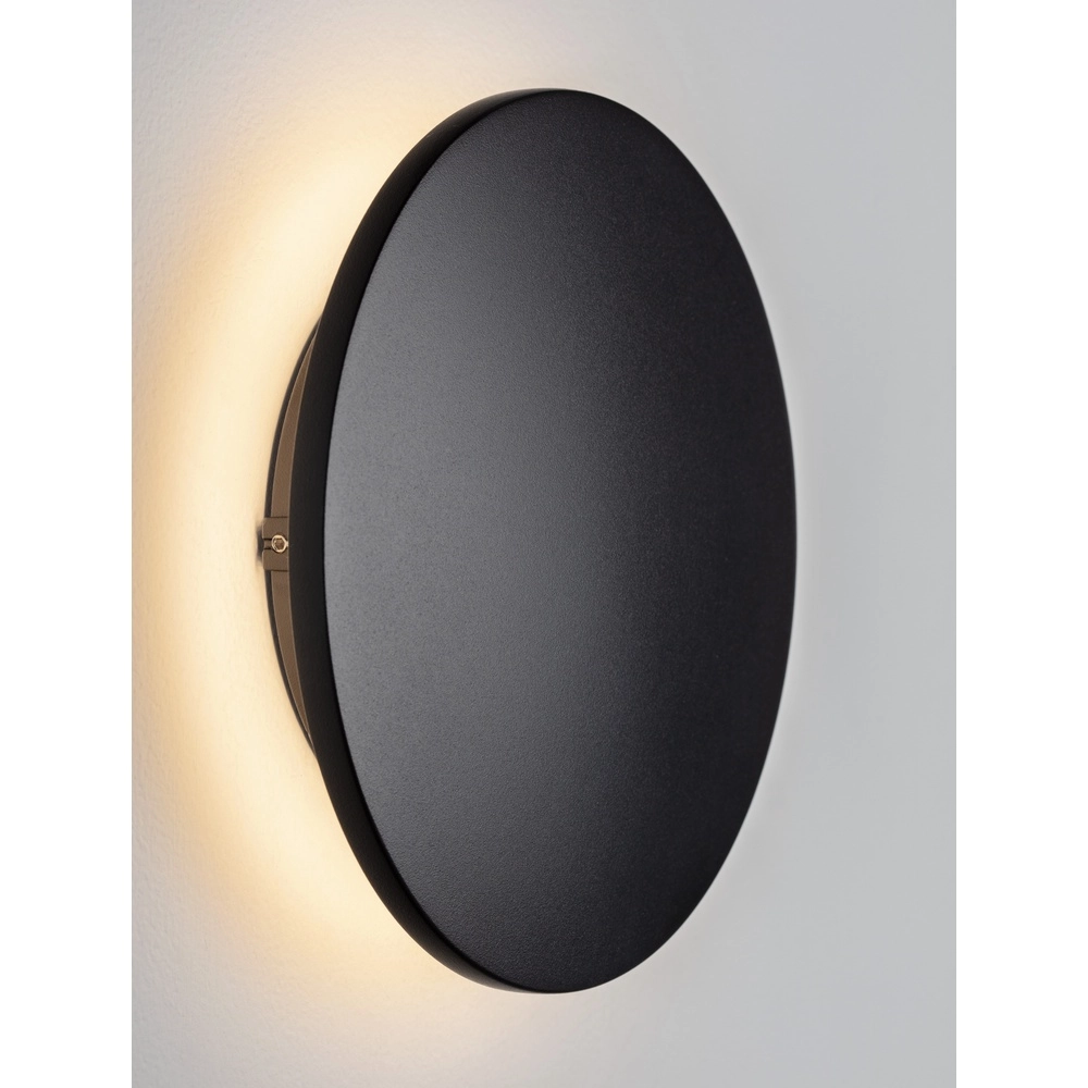 Applique murale ronde Copper noir Ø 18cm Lyora 5212017447340