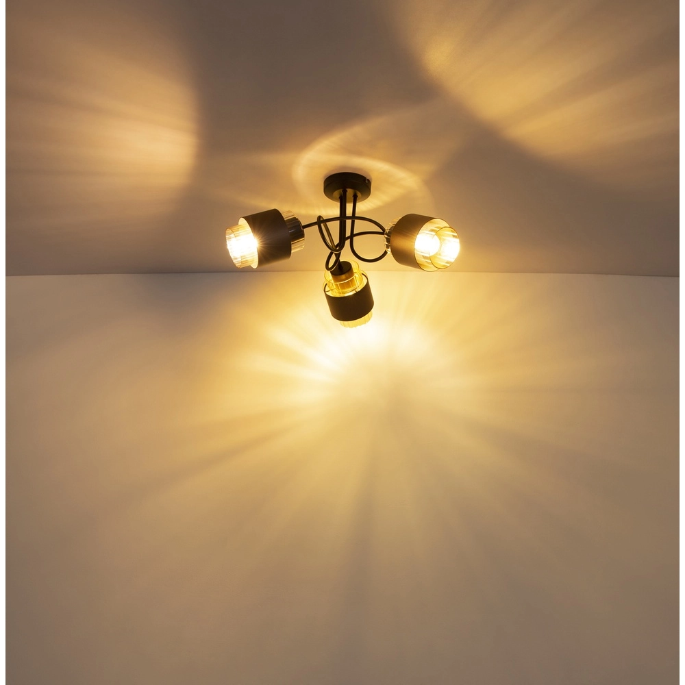 Lampe de plafond Milley 3-lumière Globo 9007371586349
