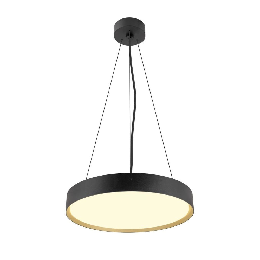 Plafonnier Decona Ø 42cm noir avec or - 3000K/4000K SLV 4024163302920