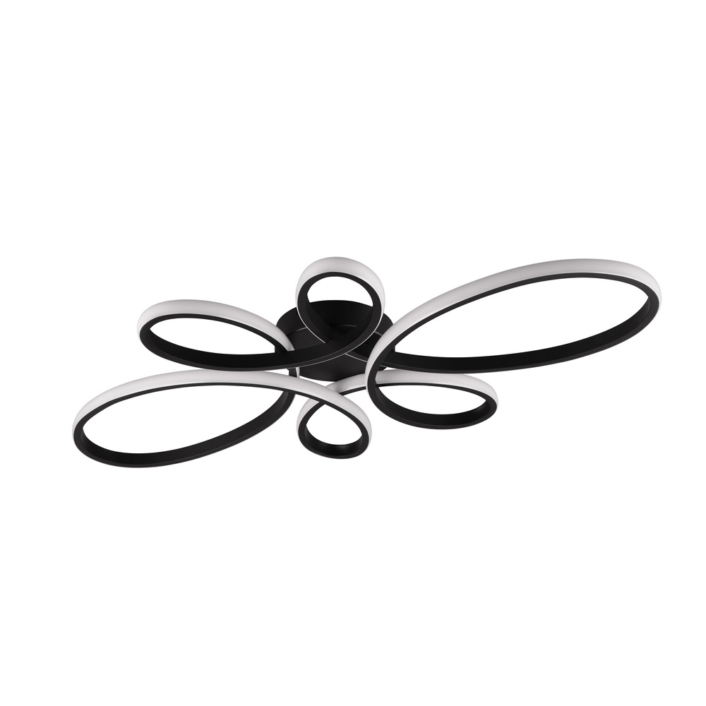 Plafonnier design Fly noir Trio 4017807600865