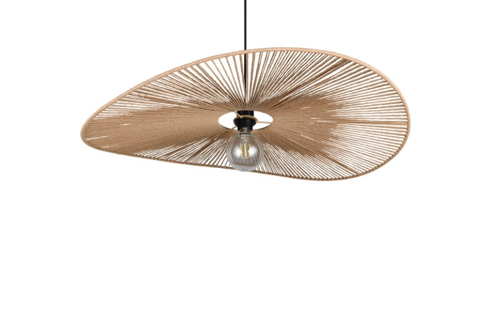 Grande suspension japandi Laurine Ø 78cm Trio 4017807637632