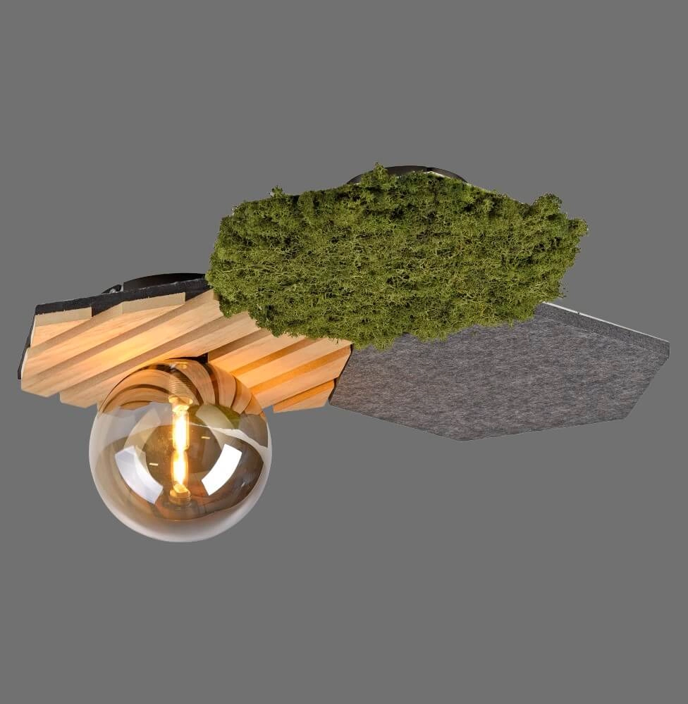 Plafonnier Green Hex nature Just Light 4043689004255