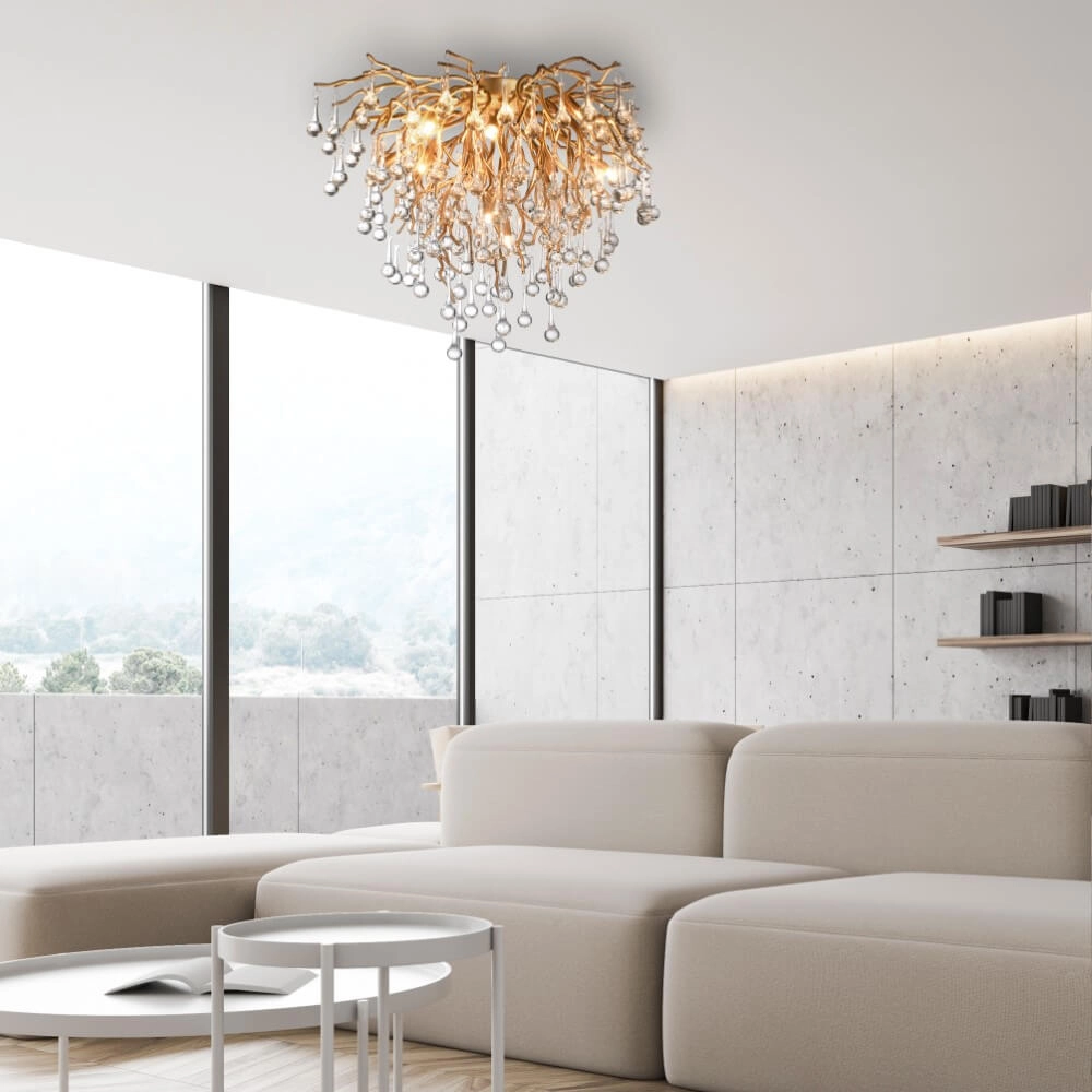 Lustre Icicle laiton 50cm Paul Neuhaus 4012248352083