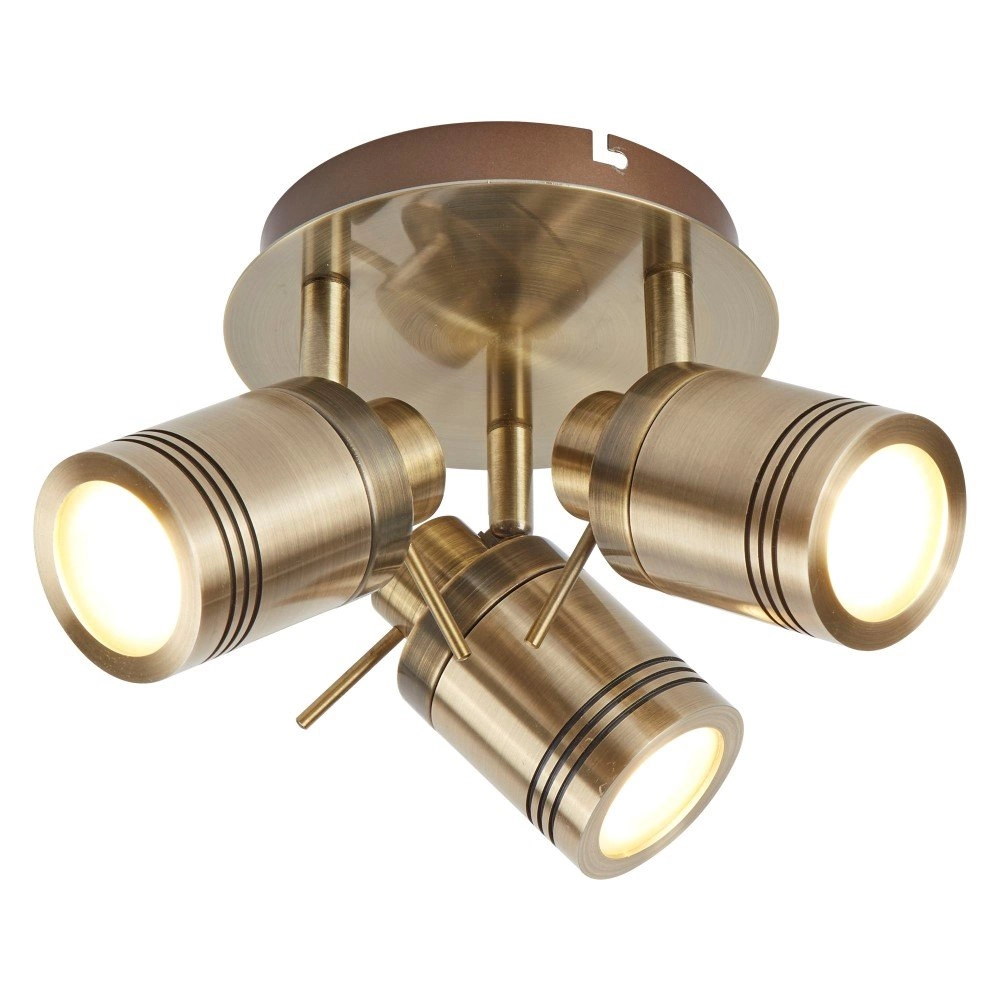 Spot de salle de bain antique Samson bronze