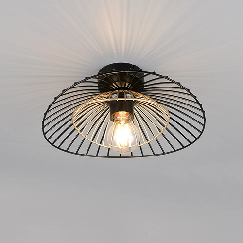 Lampe de plafond Lauris Ø 30cm noir