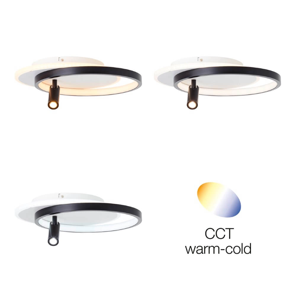 Plafonnier LED Eunomia avec une moquerie Brilliant 4004353409677