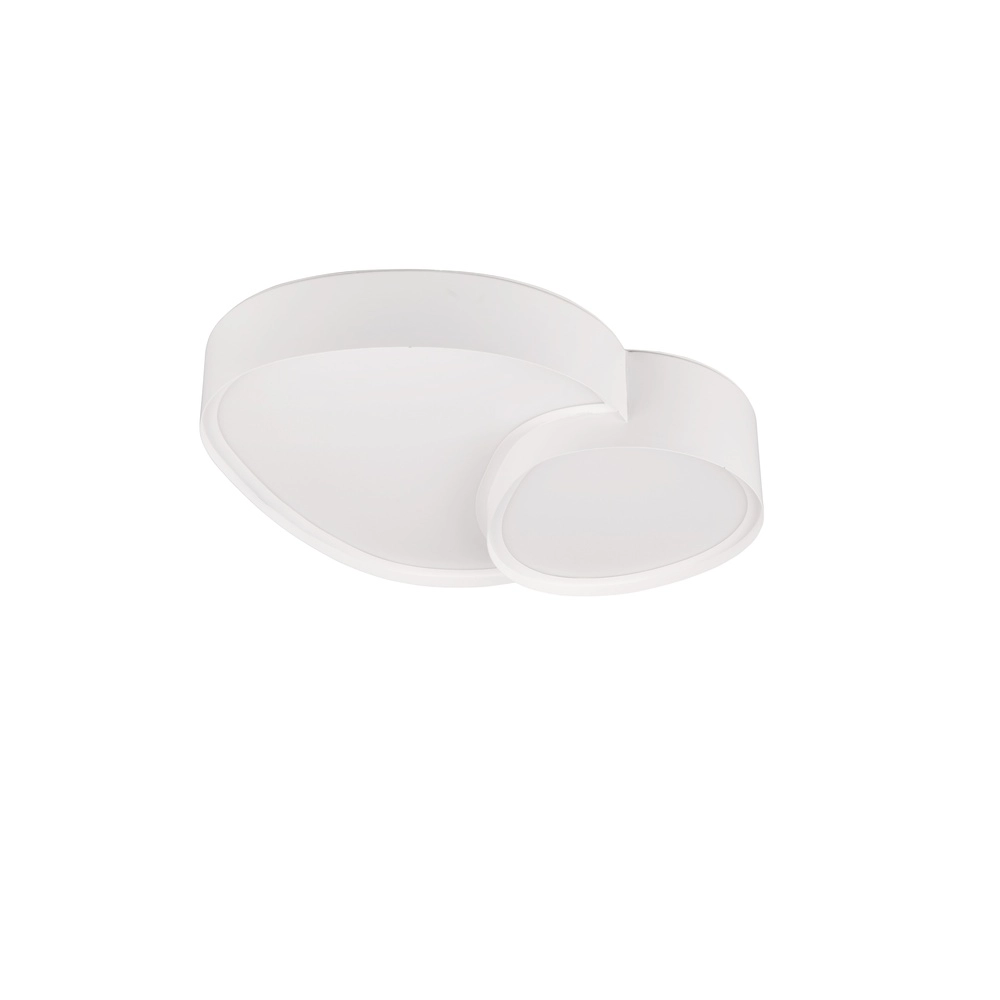 Plafonnier organique Rise 43,5 cm blanc Trio 4017807600575