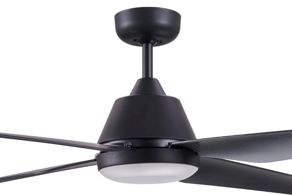 Ventilateur de plafond avec lampe Aria Led Ø 122cm noir IP55 Beacon 9333509127796