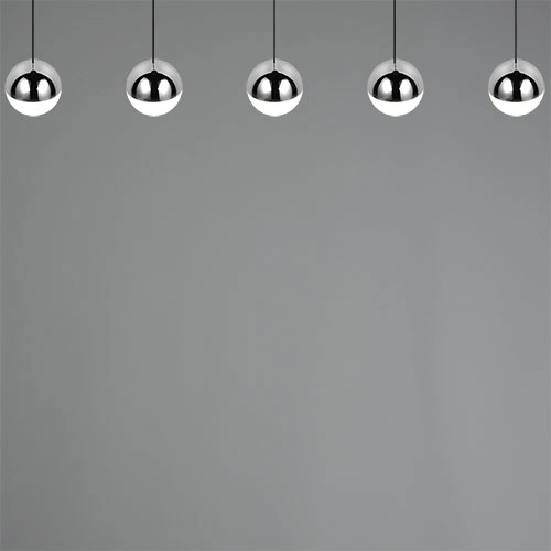Lampe suspendue à 5 lumières Senta Chrome Trio 4017807685855