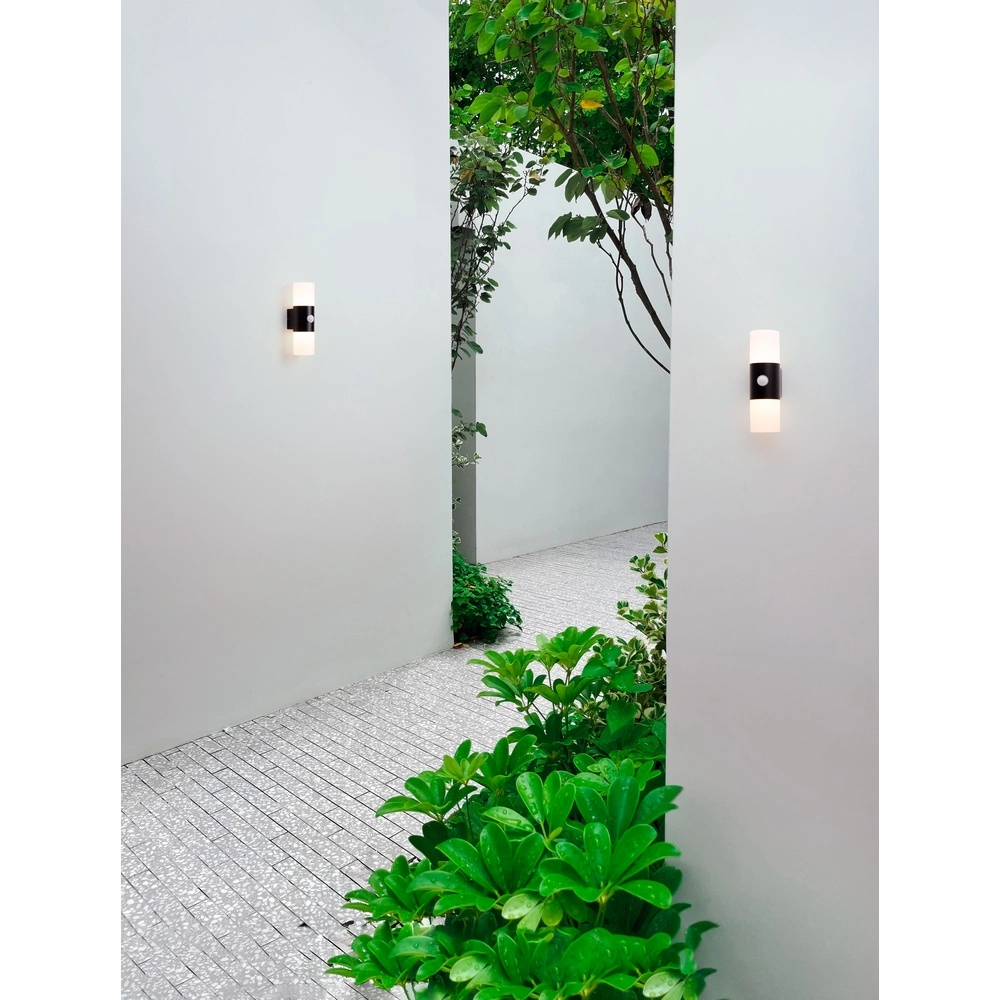 Applique murale design Paul Noir avec capteur Lyora 5212017448255