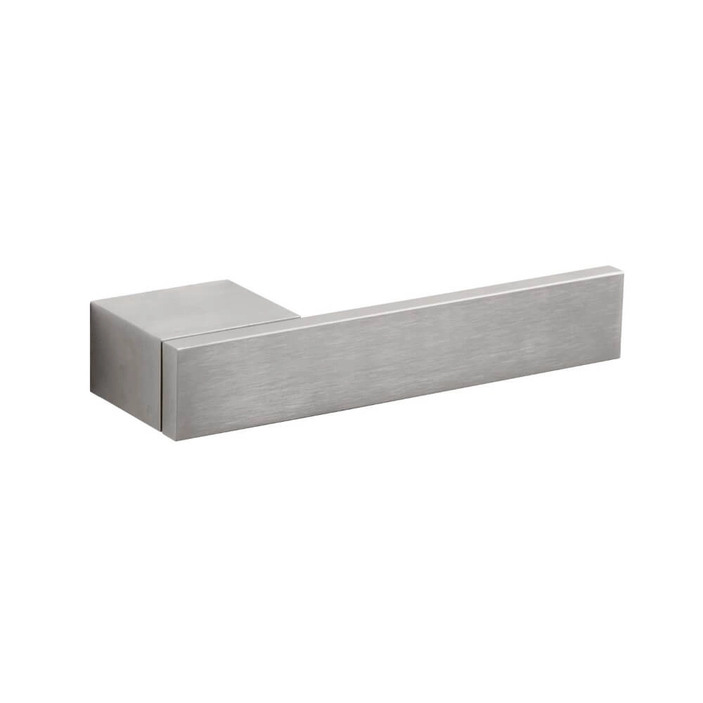 Poignée de porte design Total acier inoxydable mat