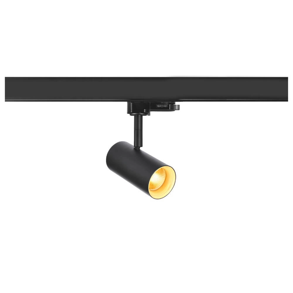 Spot sur rail LED Noblo Triphasé - noir - 3000K Spot sur rail LED Noblo Triphasé - noir - 3000K