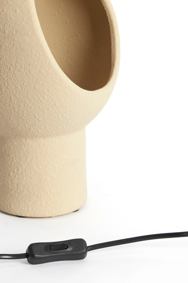 Lampe de table Monk crème 30cm Light & Living 8717807706289