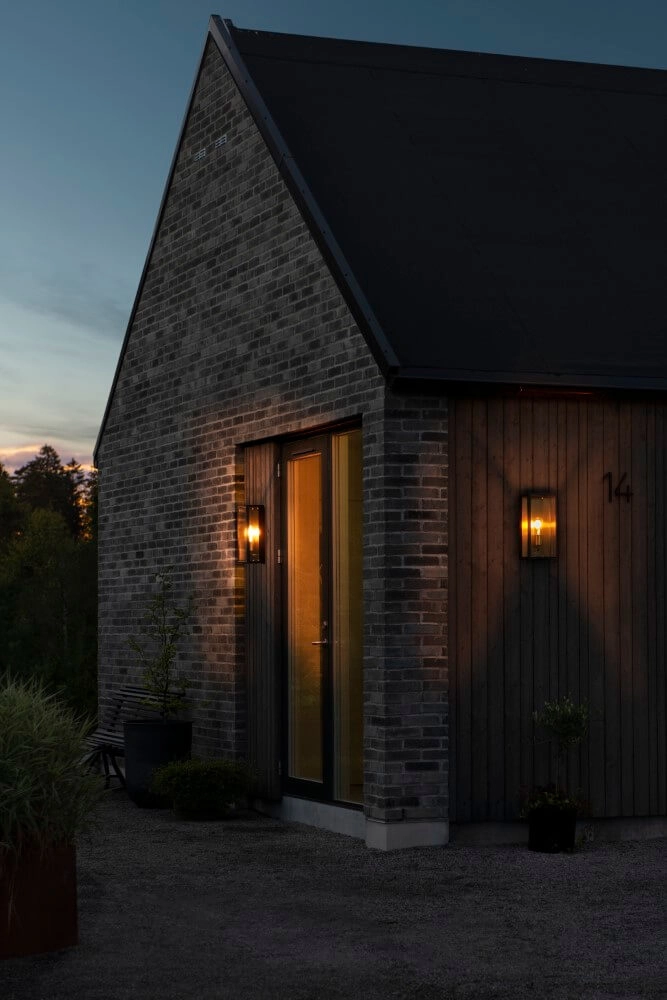 Applique rurale Carpi noir avec de l'or KonstSmide 7318303497582