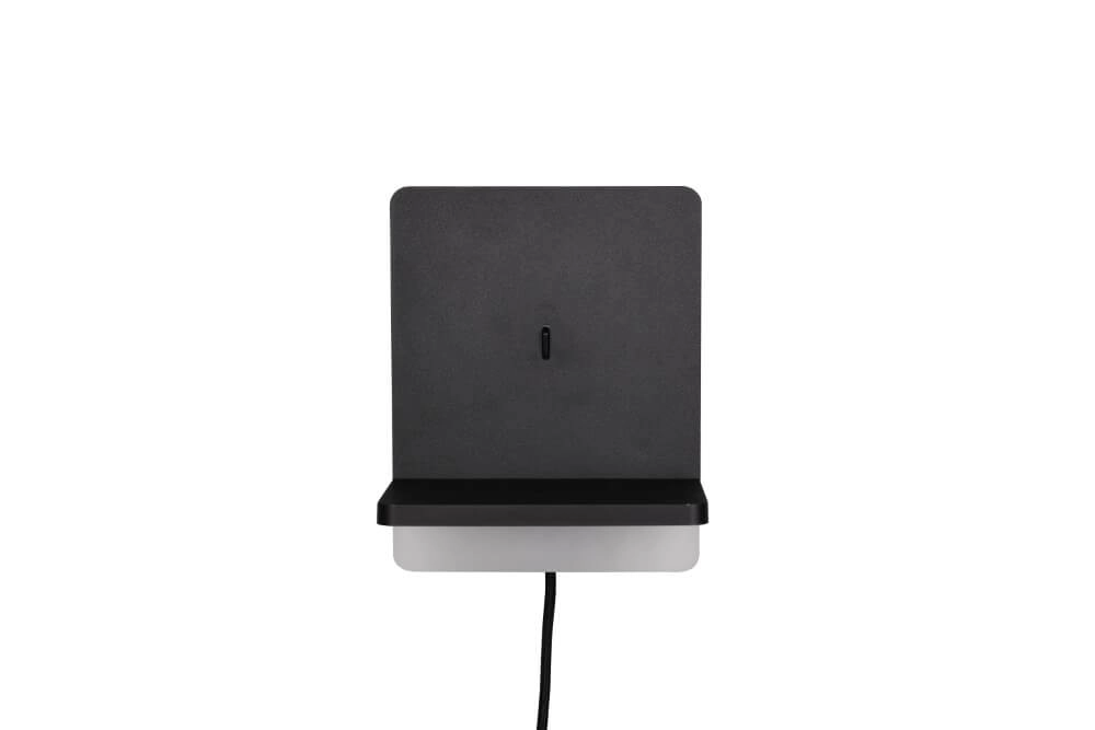 Applique LED pour chambre à coucher Fairfield noir Trio 4017807614787