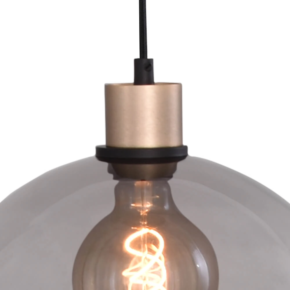 Lampe suspendue Lazise Ø 15cm doré Masterlight 8718121302966