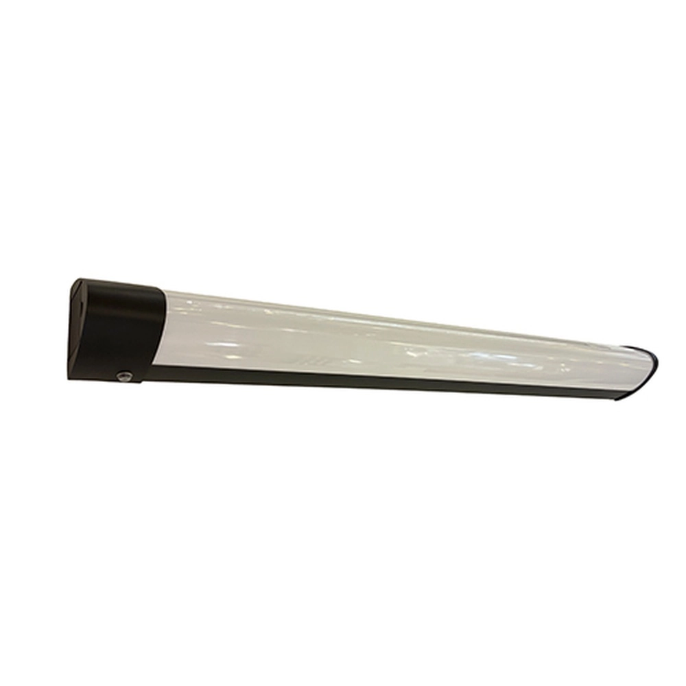 Lampe miroir Tobero Noir 90cm avec multiprise
