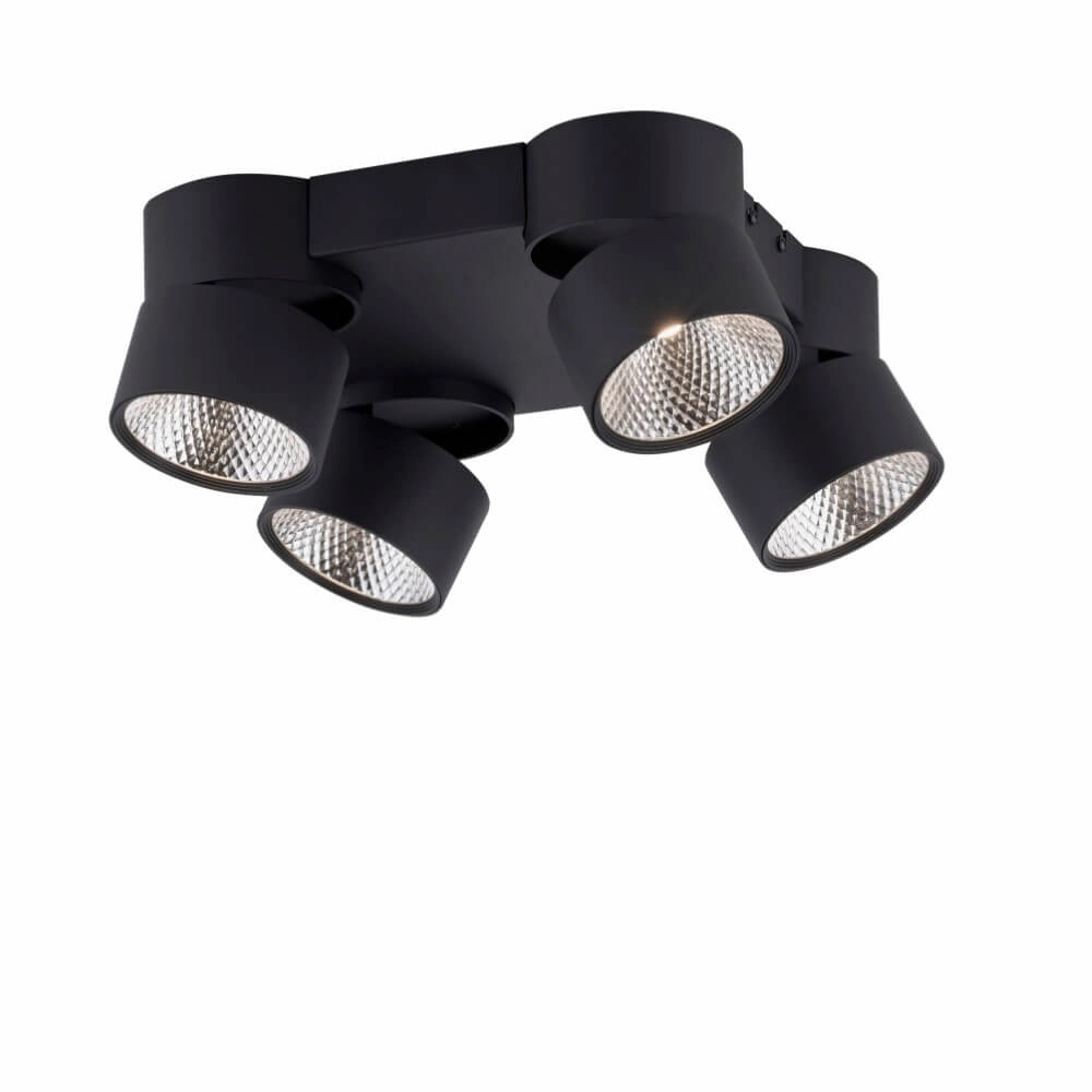 Plafonnier Pure Nola 4 lumières noir Plafonnier Pure Nola 4 lumières noir