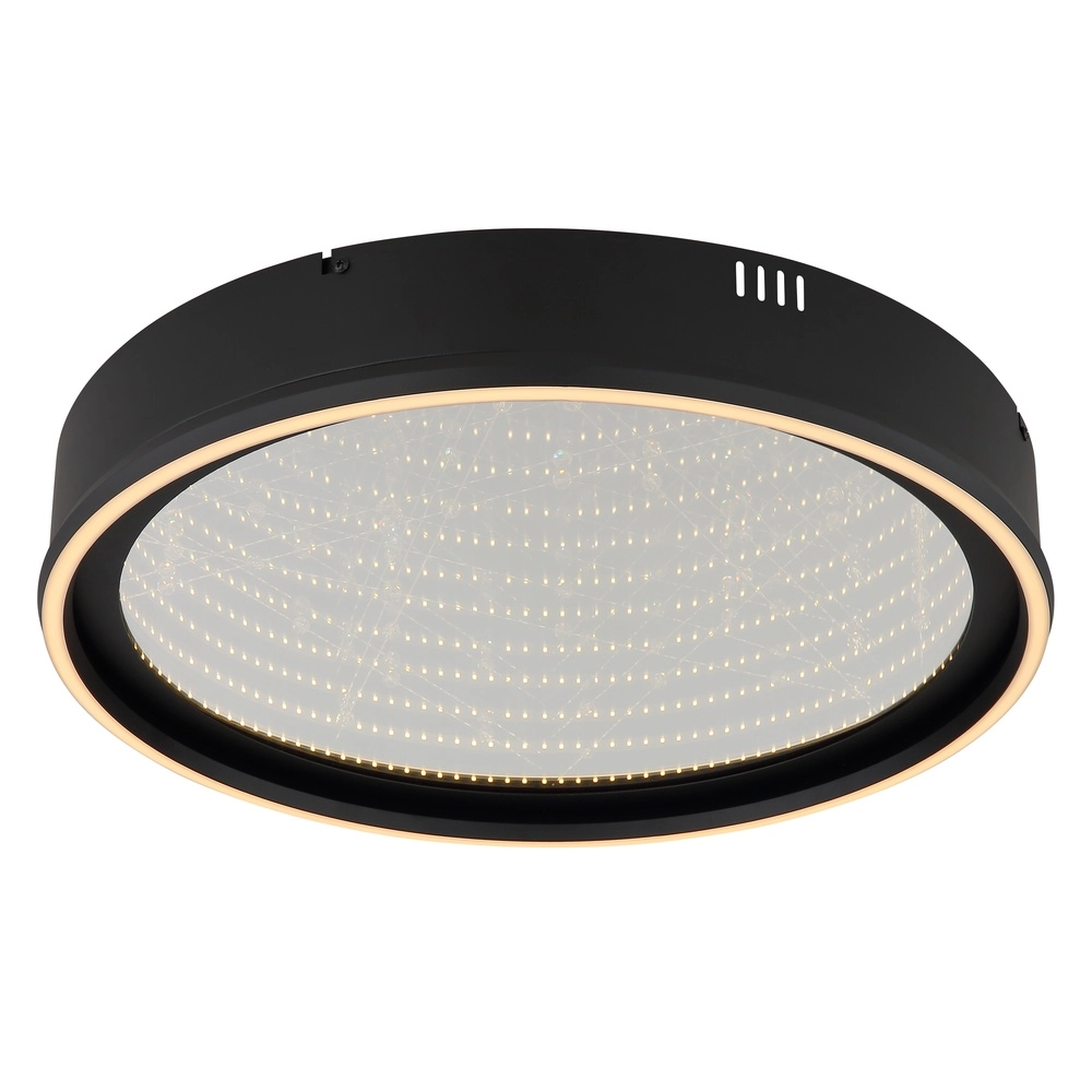Lampe de plafond noire Mirrora Ø 51,5 cm Globo 9007371575848