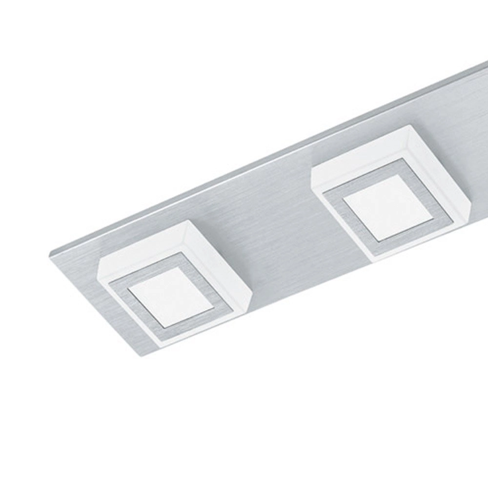 LED plafonnier Masiano Gris métallisé à 3 lumières Eglo 9002759945077