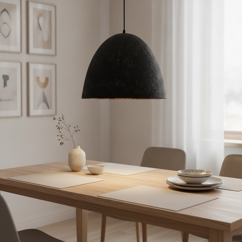 Suspension Solis noir Ø 50cm