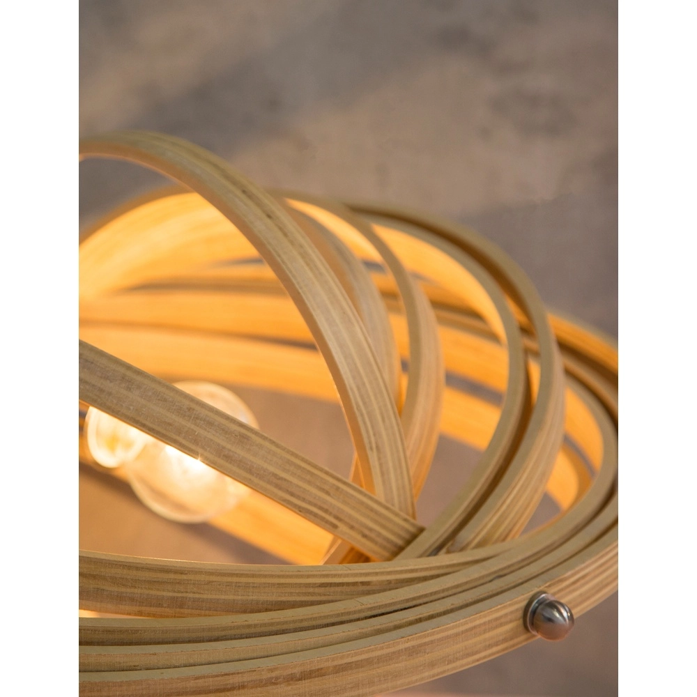 Suspension moderne Asco bois Ø 43cm Lyora 5212017424945