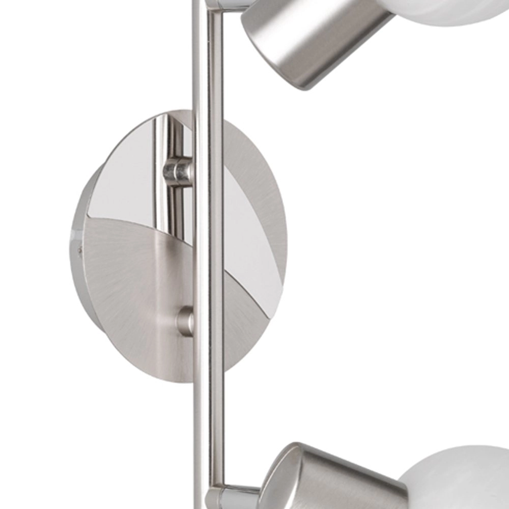 Spot de plafond Antibes 2 lumières nickel mat Trio 4017807353587