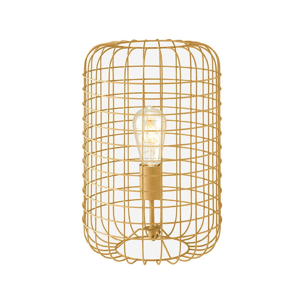 Lampe de table en fil Solido or