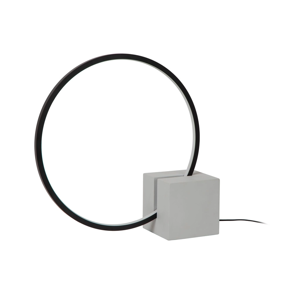 Lampe de table noire Cirkelis rond Ø 32cm