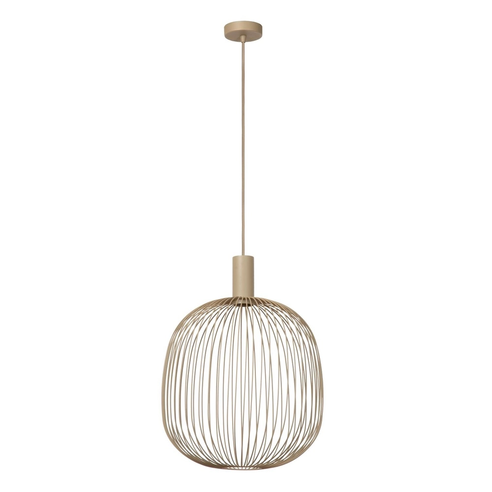 Lampe pendante Ø 40cm Esterel mini GU10 marron sable