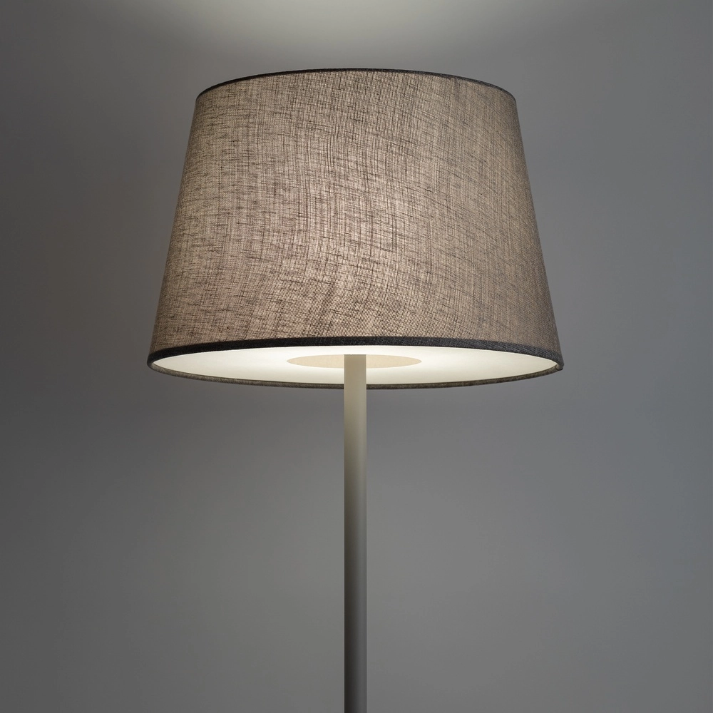 Lampe de pied Tutoia brun sable Ø 46cm Lyora 5903139116831