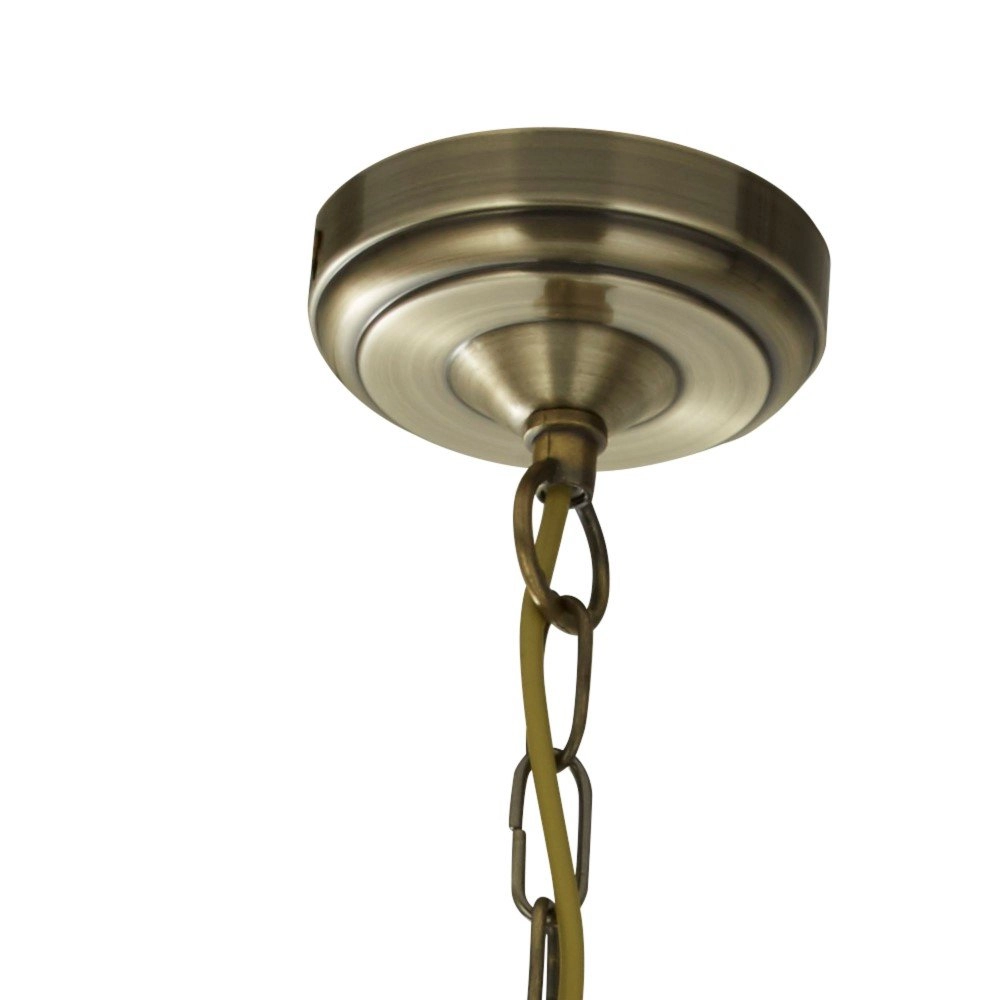 Lampe suspendue rurale Voyager Bronze antique 20 cm Searchlight 5053423134222