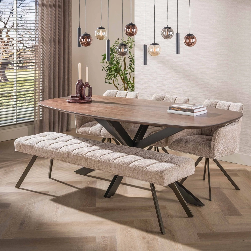 Conception de la lampe suspendue Orb 11 lumières noires Lyora 8716803514966
