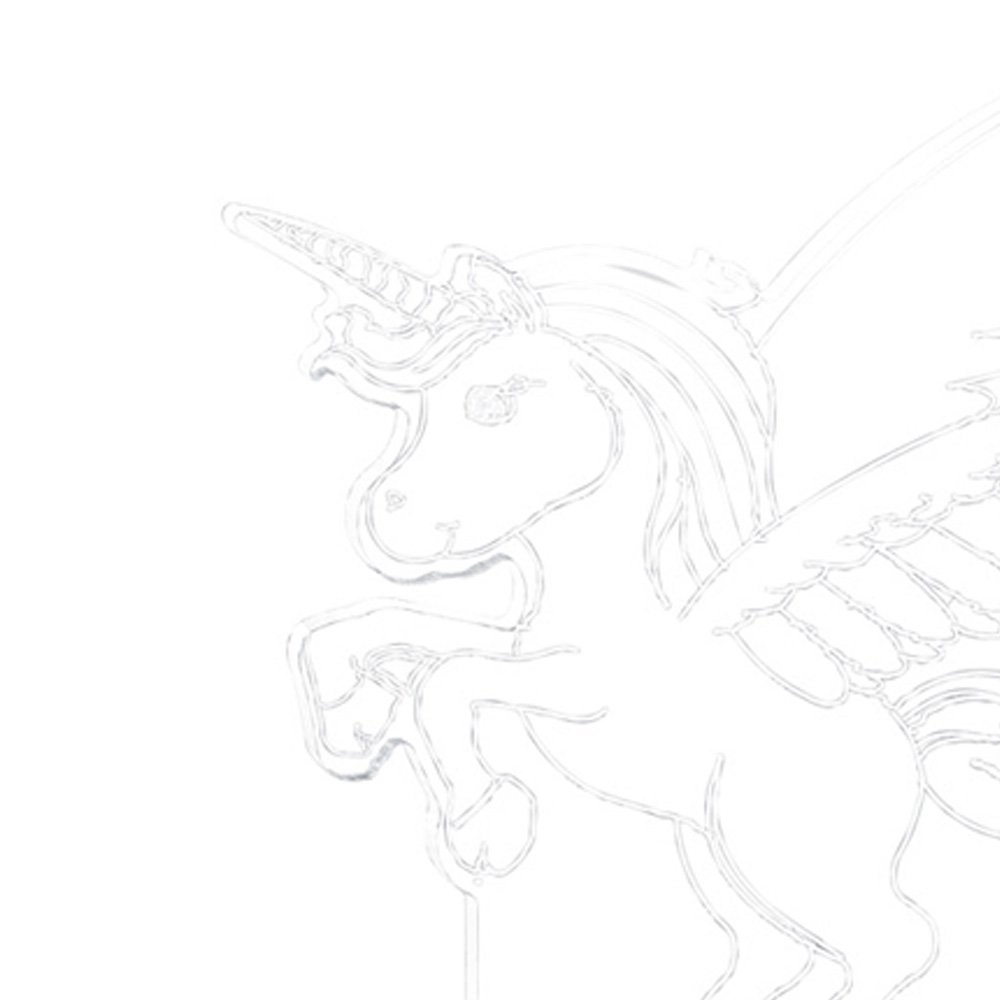 Lampe de table LED Karo Unicorn Licorne Trio 4017807358902