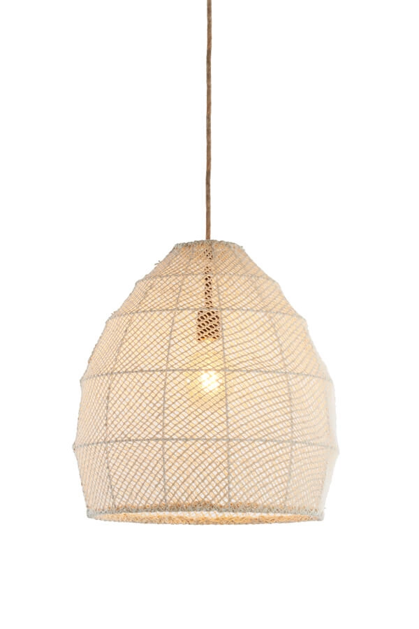 Suspension Japandi Makassar crème Ø 42cm Suspension Japandi Makassar crème Ø 42cm