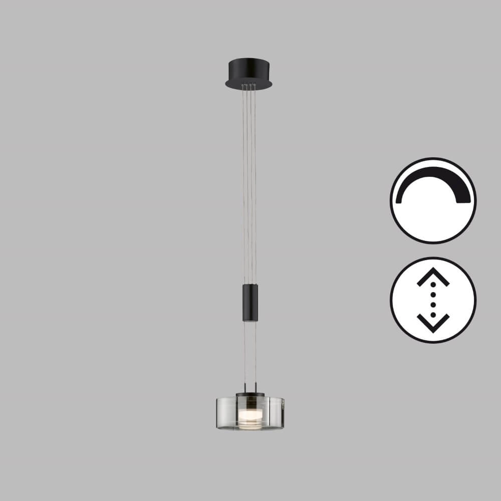 Lampe suspendue Lavin noir Fischer & Honsel 4003694610940