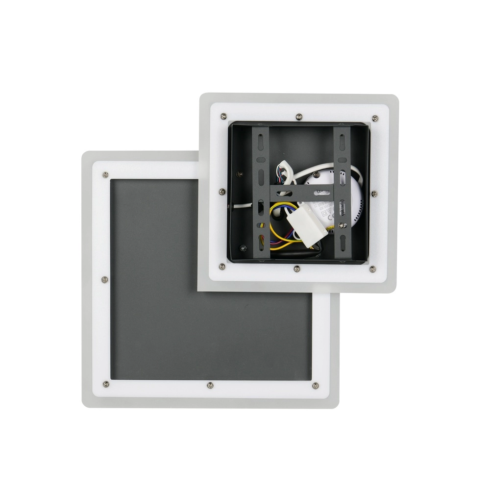 Lampe de plafond carrée Serea Noir Trio 4017807703795