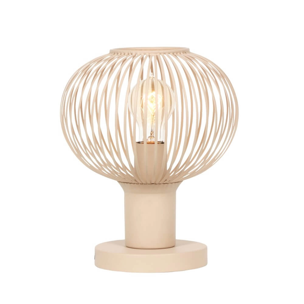 Lampe de table en fil Gila Ø 23cm - sable Trio 4017807629088