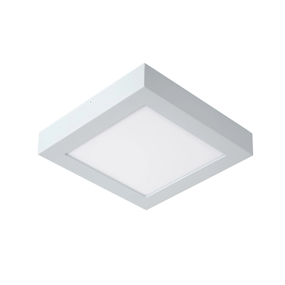 Éclairage de plafond Brice-Led 22 cm carrés blanc IP44