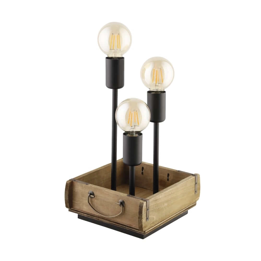 Lampe de table en bois Wootton