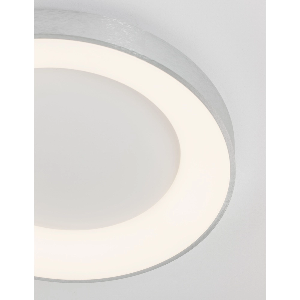 Plafonnier Rando Thin gris argenté Ø 60cm Lyora 5212017420138